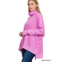 Load image into Gallery viewer, MELANGE COWL NECK SWEATER
