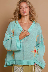 STAR BEEBER PATCH SWEATER