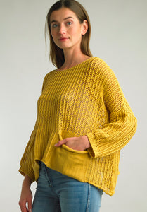 COTTON KNIT SWEATER